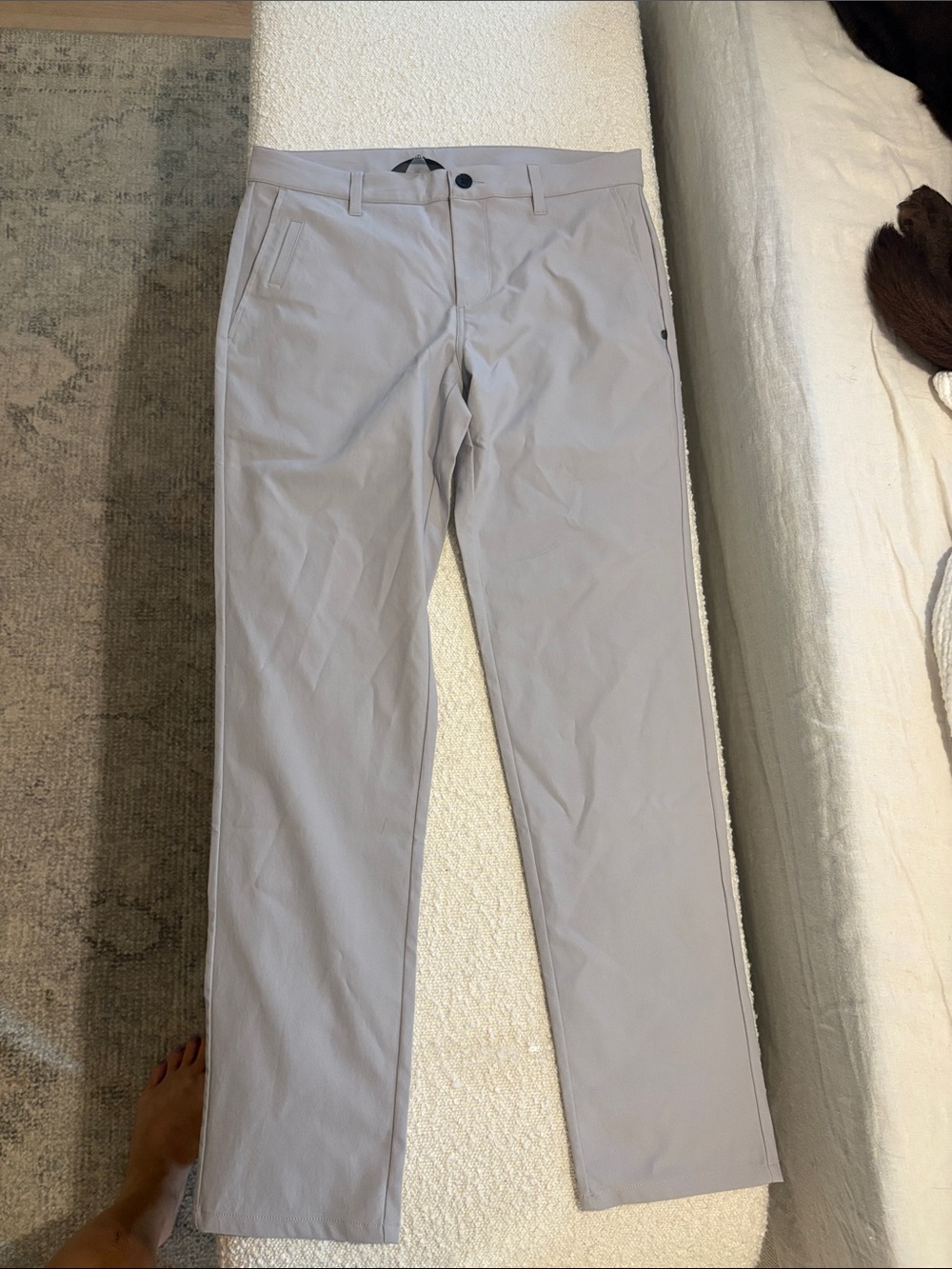 Vuori Light Gray Slim Chino Pants